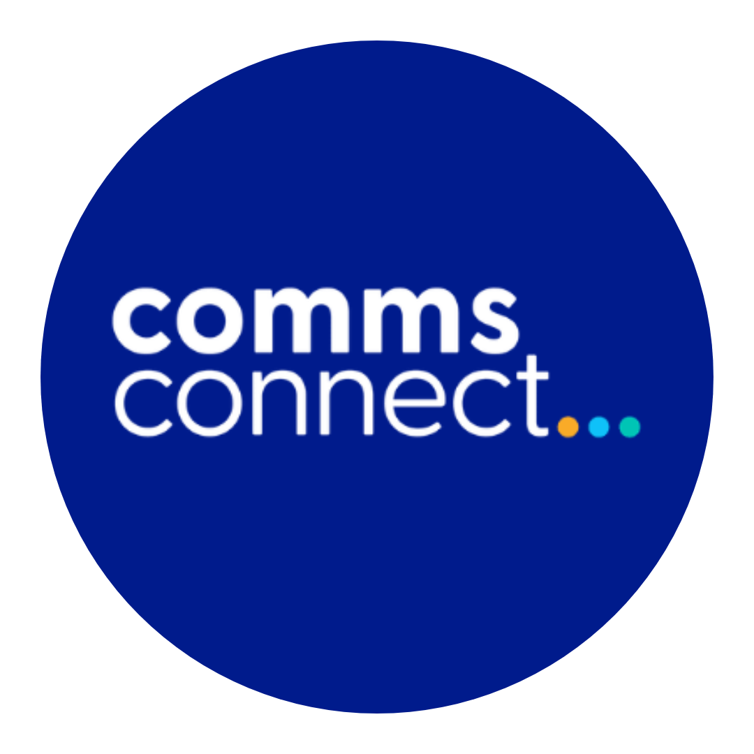 Comms Connect Logo Circle Design
